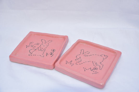 bunny coasters